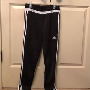 Adidas black and white pants